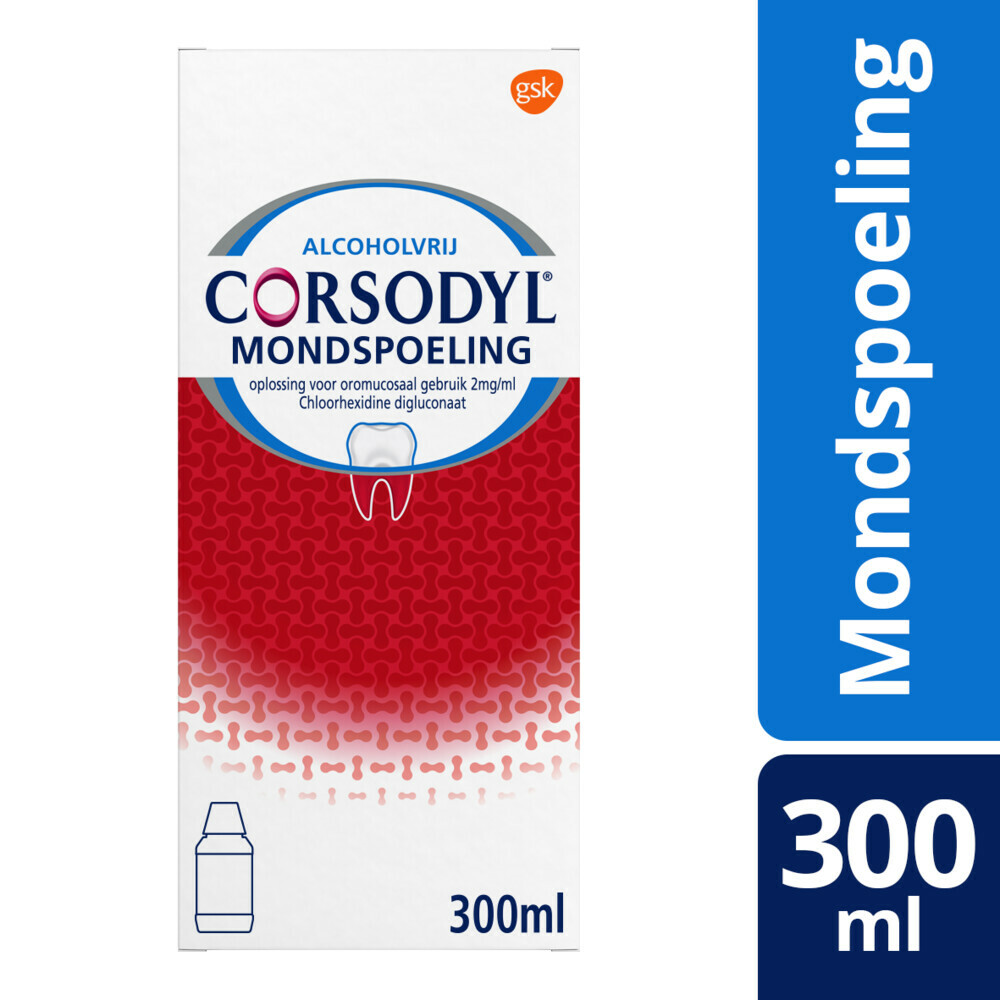 Corsodyl Mondspoeling 300 ml