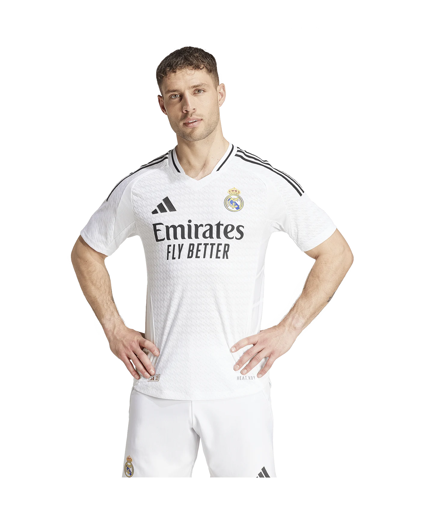 adidas Real Madrid Auth. Trikot Home 2024/2025 Weiss
