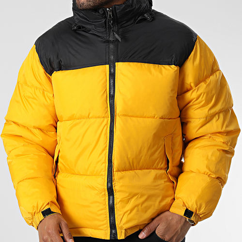 Doudoune Capuche Jaune