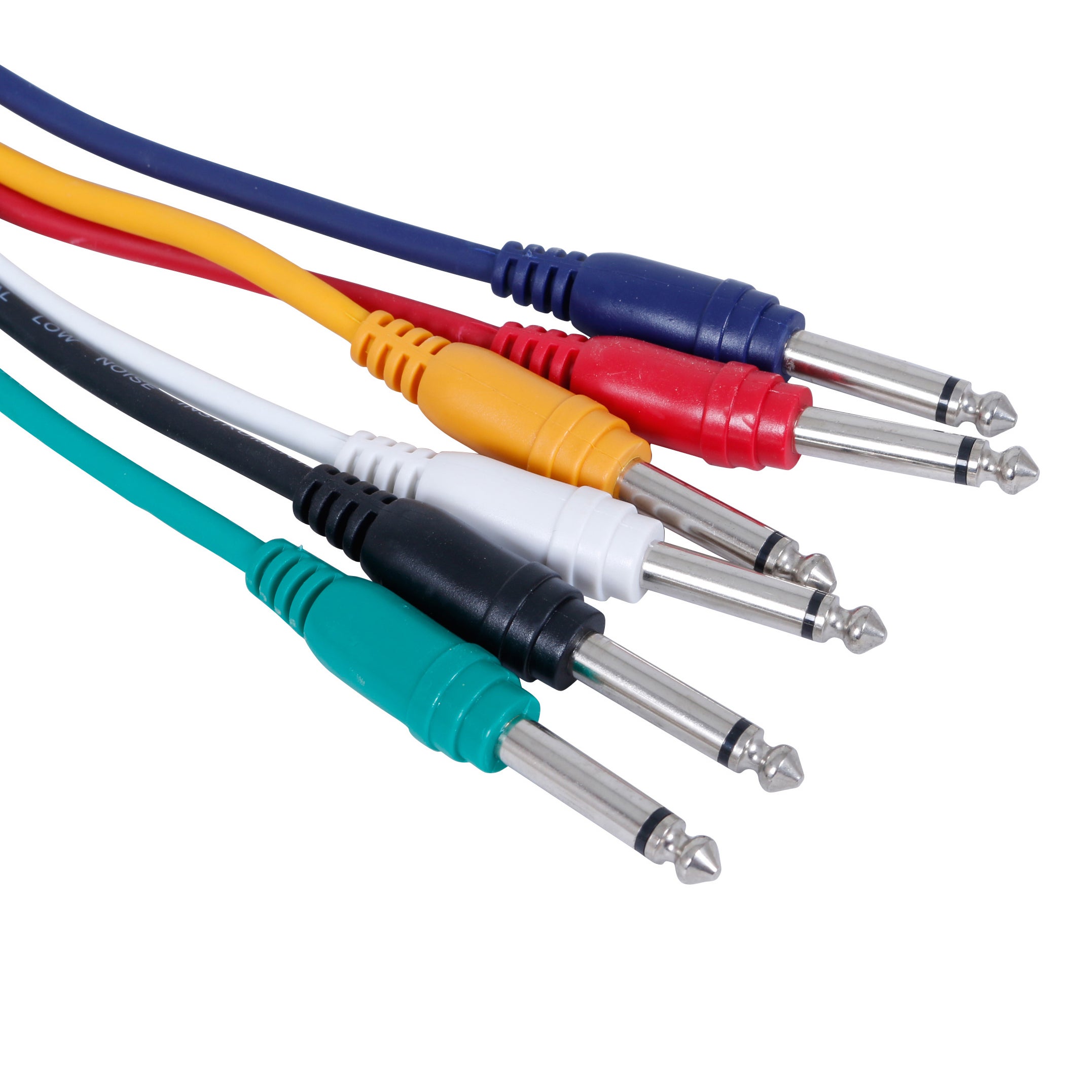 Devine PATCH6363-RB-50cm patchkabel 6.3 mm mono 6-pack 50 cm