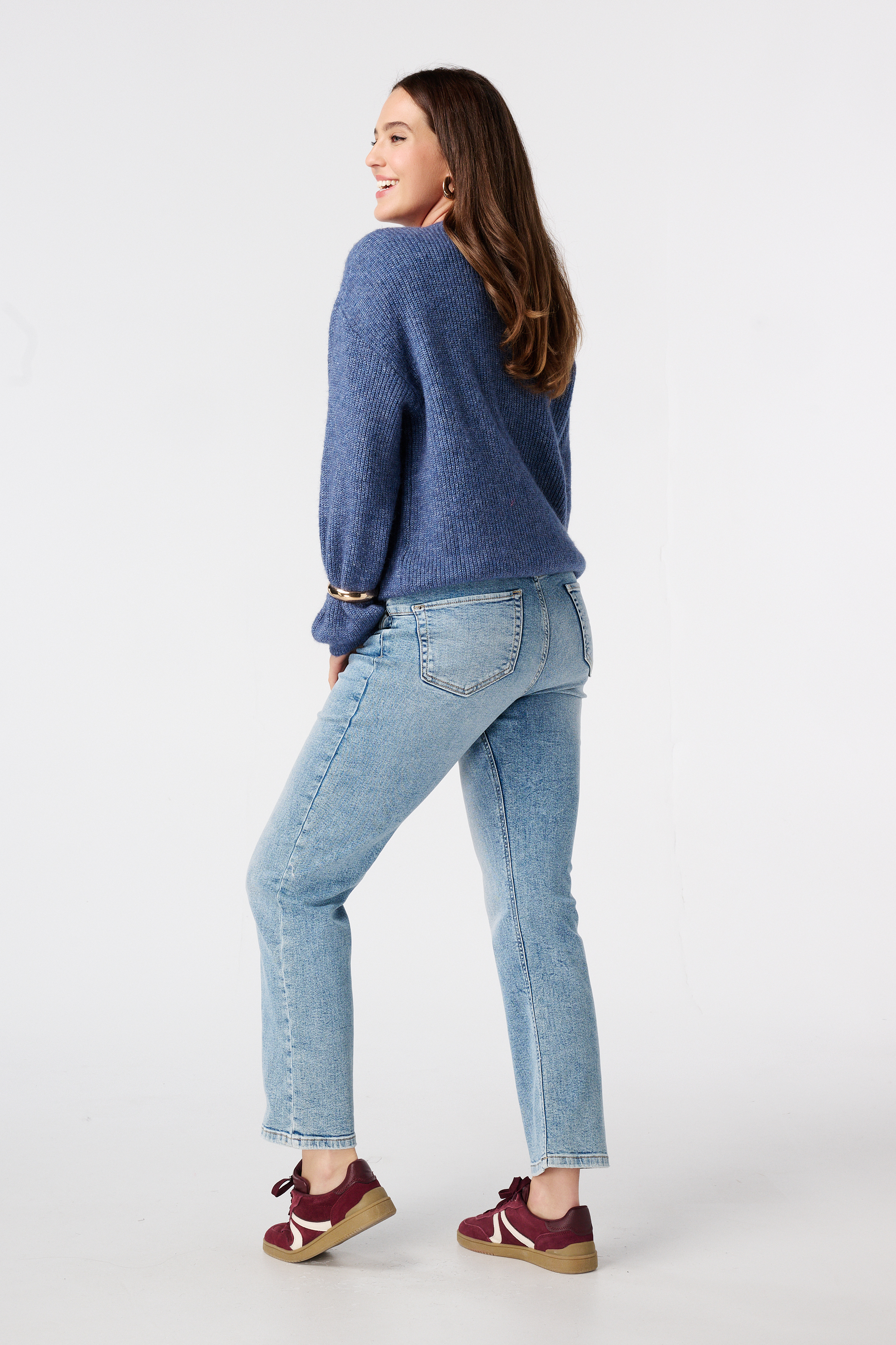 Straight leg jeans Stonewash Denim