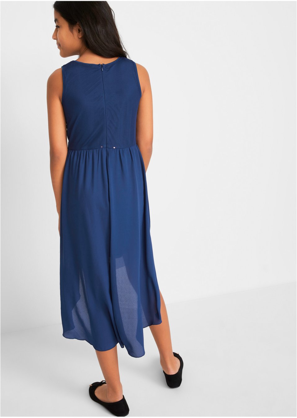 Robe de fête fille avec traîne en tulle