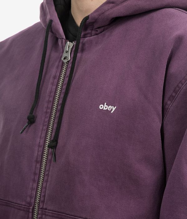 Obey Wittern Jacke (potent purple faded wash)