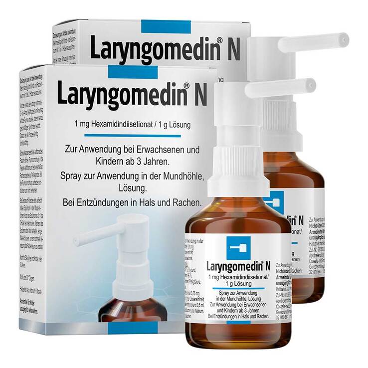Laryngomedin N Spray, 2x45 g