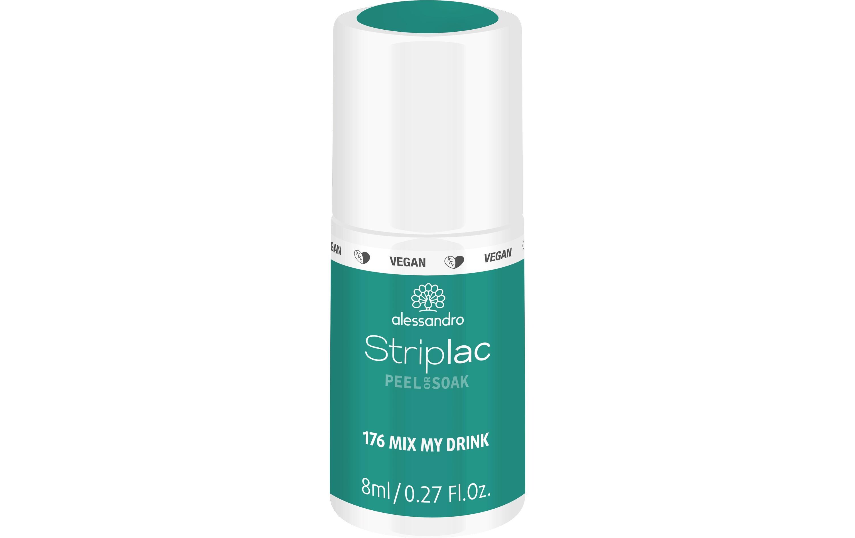 Nagellack Striplac 176 Mix My DrinkKratz- und splitterfester UV-Nagellack