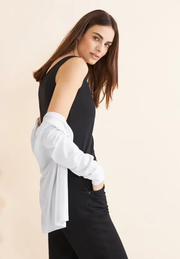 Offener Cardigan - White