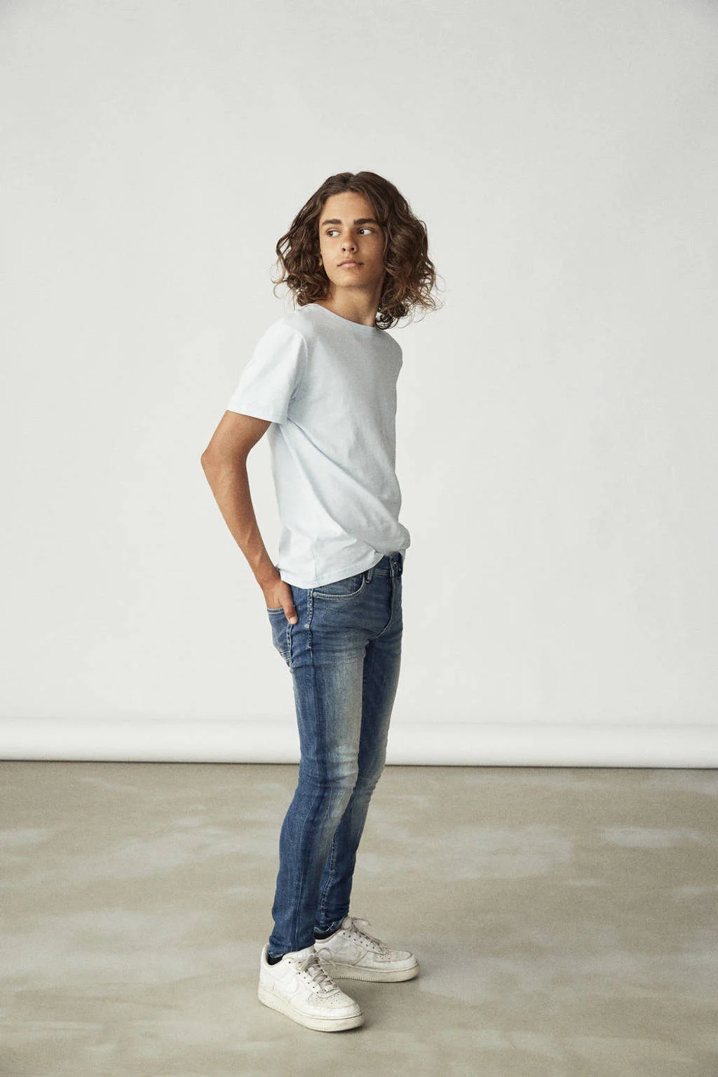 LMTD skinny jeans NLMPILOU stonewashed