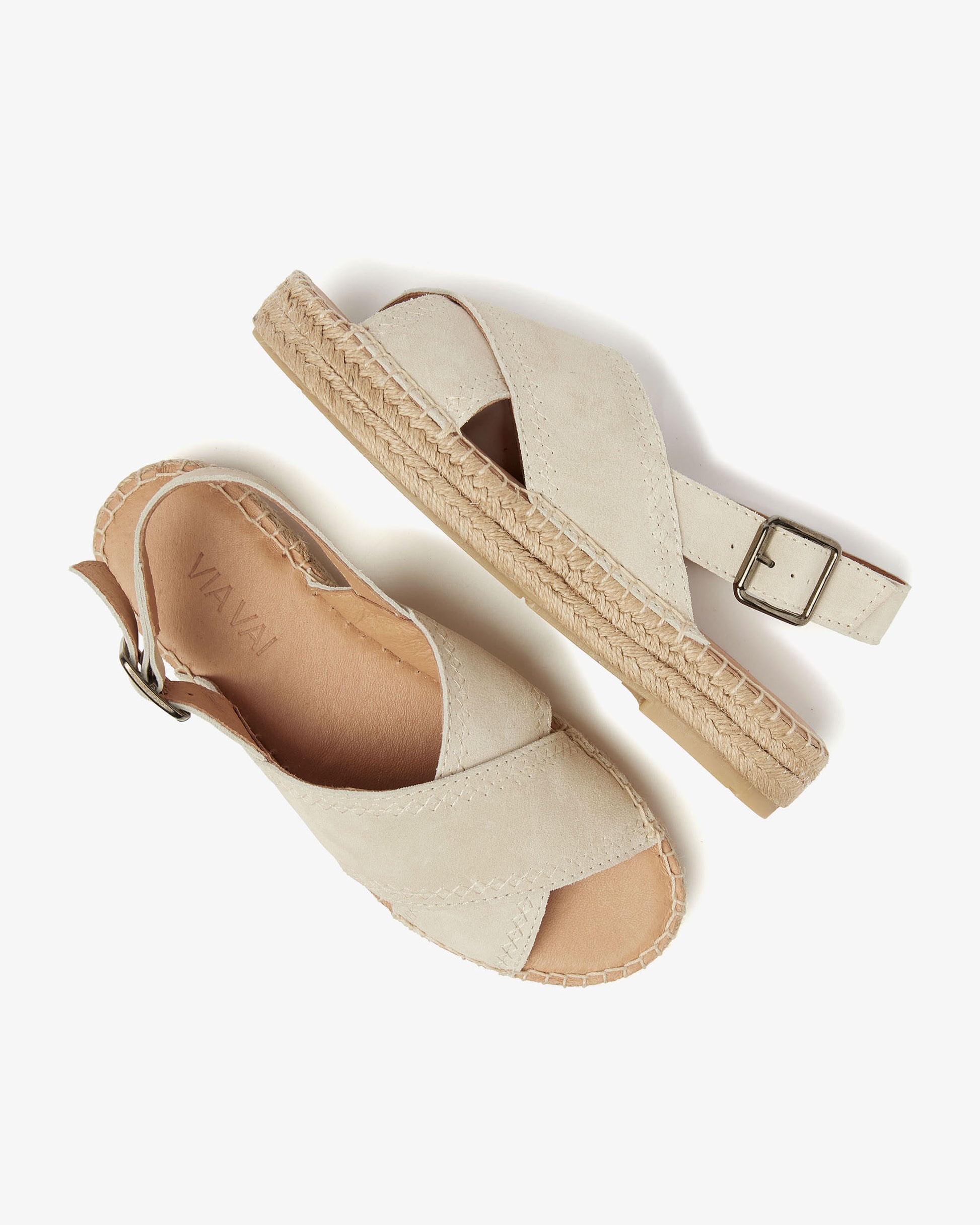 VIA VAI beige sandalen Mondi Sun