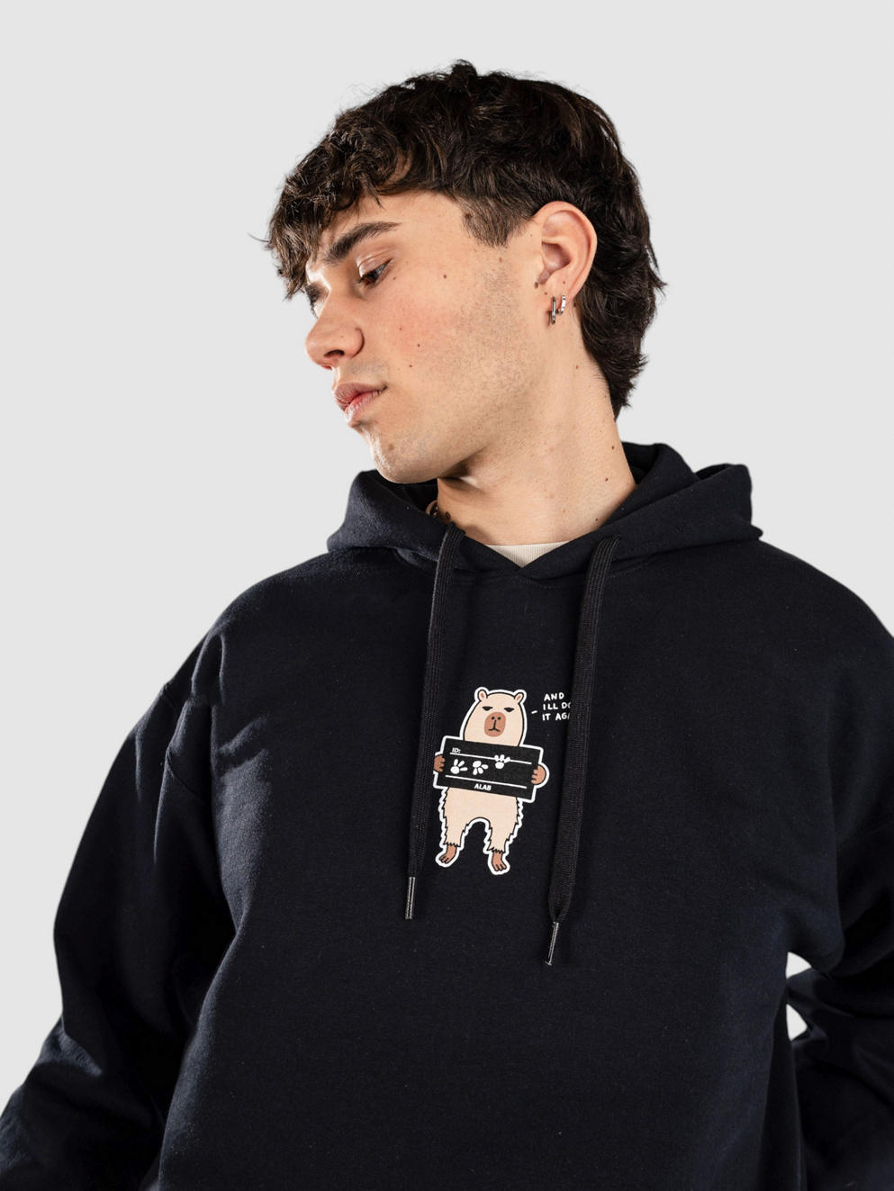 A.LAB Booked Hoodie black