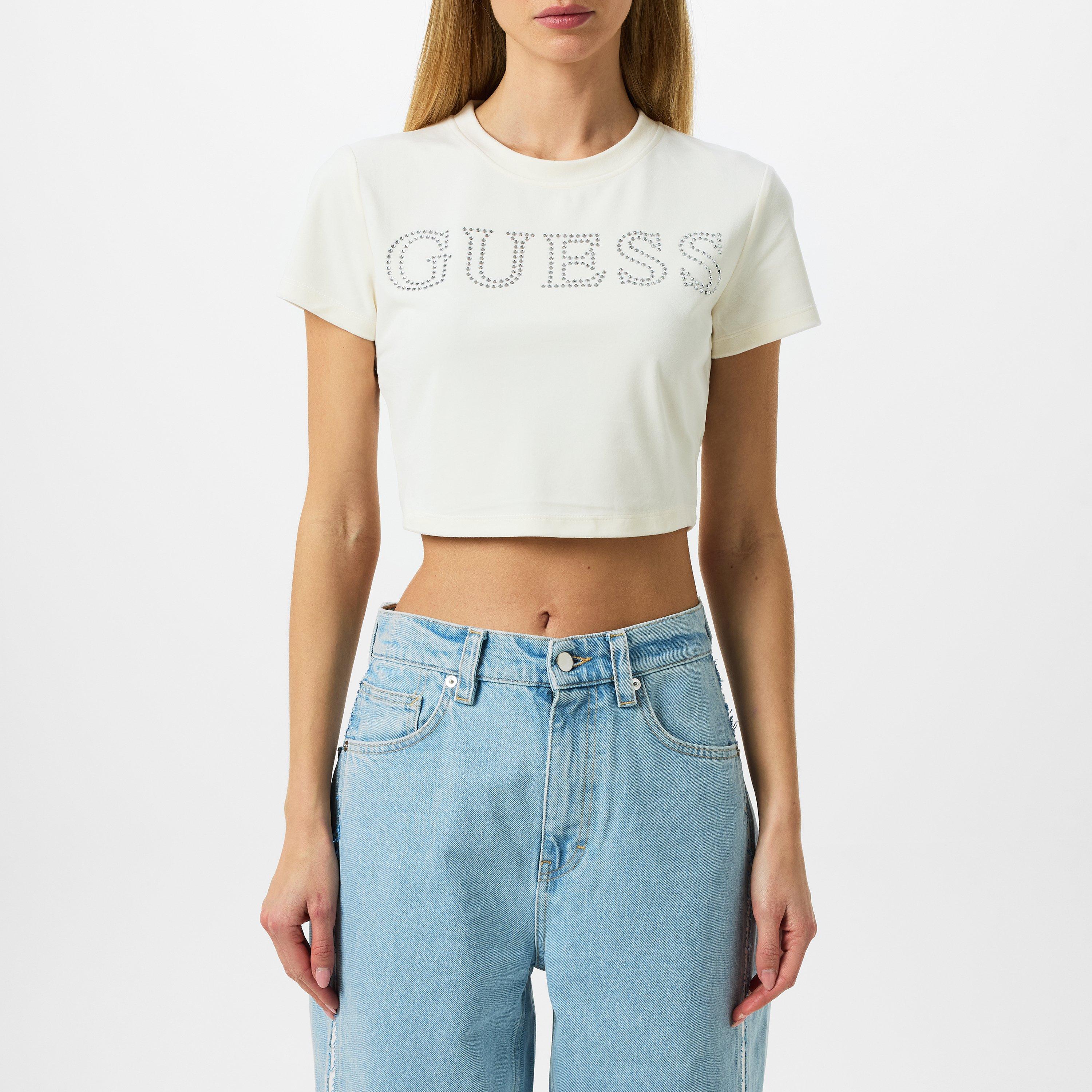 Guess Couture Cropped T Shirt