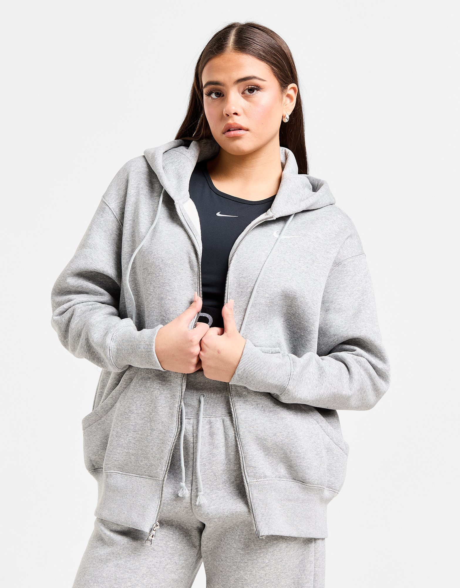 Nike Sweat à Capuche Phoenix Oversize Polaire Femme