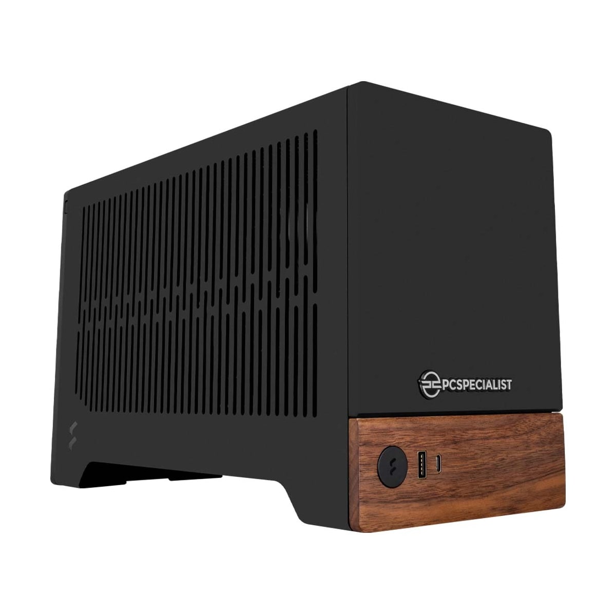 PCSpecialist Terra 100 R7-7X3D/16/1TB/4070S stasjonær gaming-PC (sort)