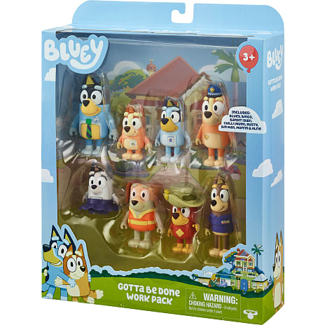 Bluey figurer 8-pak