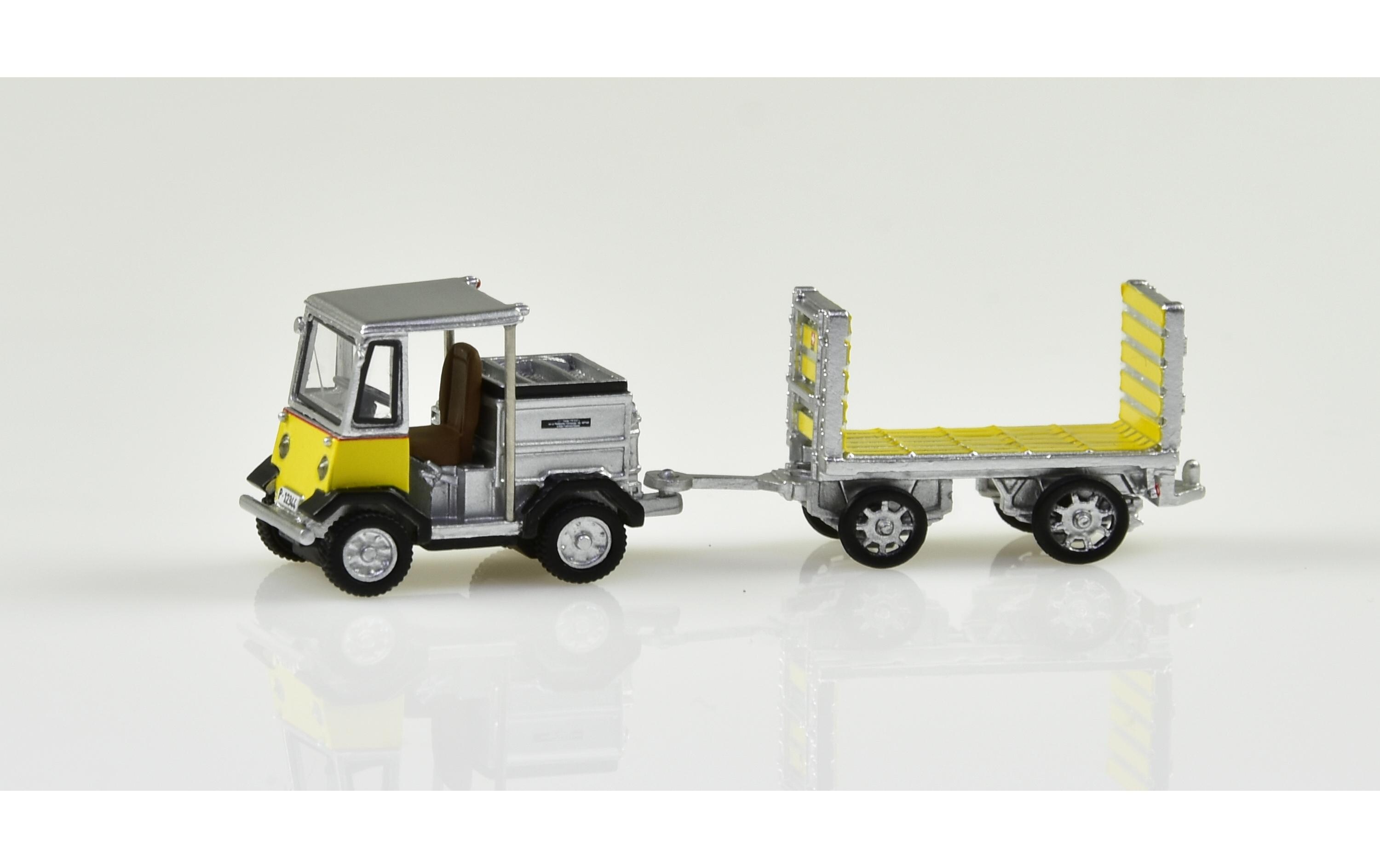PTT Elektro Schlepper mit Anhänger TR-5047e Nefag 1:87H0 Elektro Modell der Schweizer Post