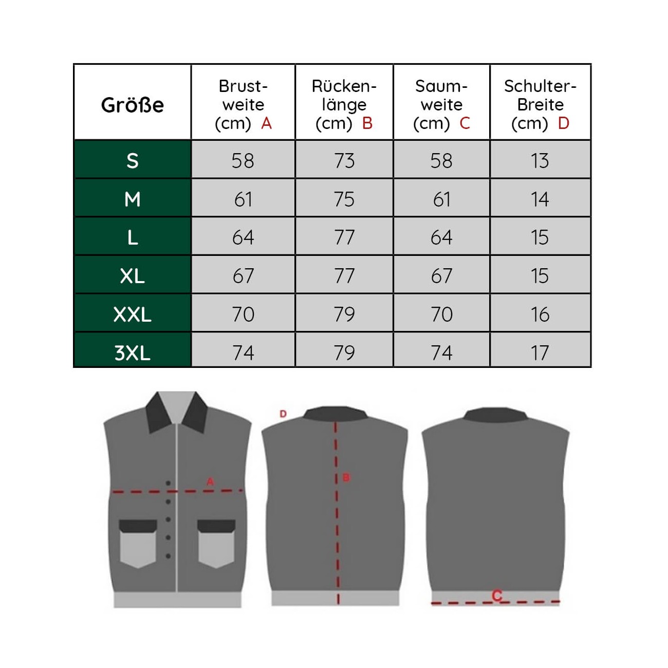ROMNEYS Outdoorweste Gamekeeper Gilet S - INT