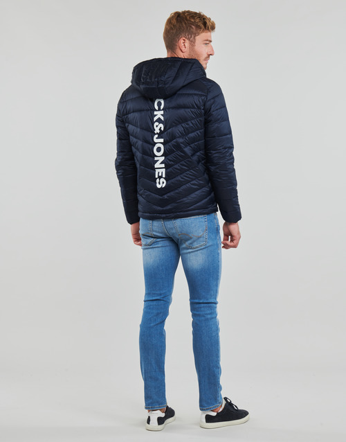 Jack & Jones - JJEHERO PUFFER HOOD - Marine