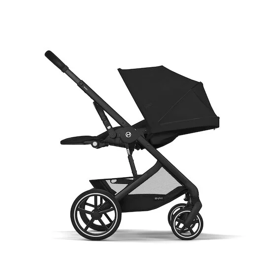 Poussette Balios S Lux 2   Châssis noir - Moon Black        de               CYBEX