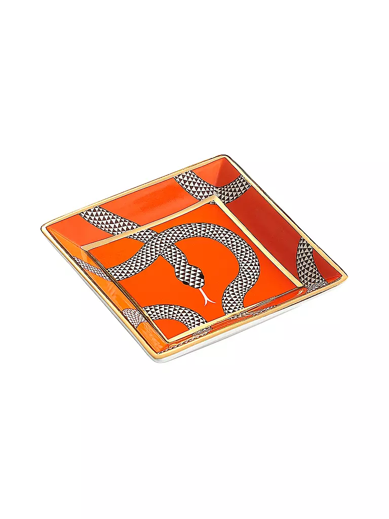 JONATHAN ADLER Schale Quadratisch 11,5cm EDEN Orange  orange