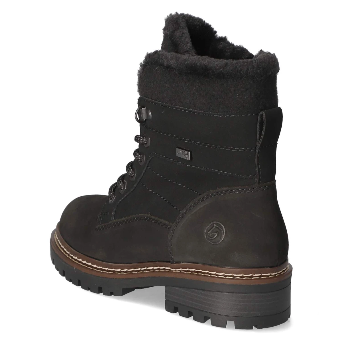 RemonteSchnürstiefeletten - schwarz