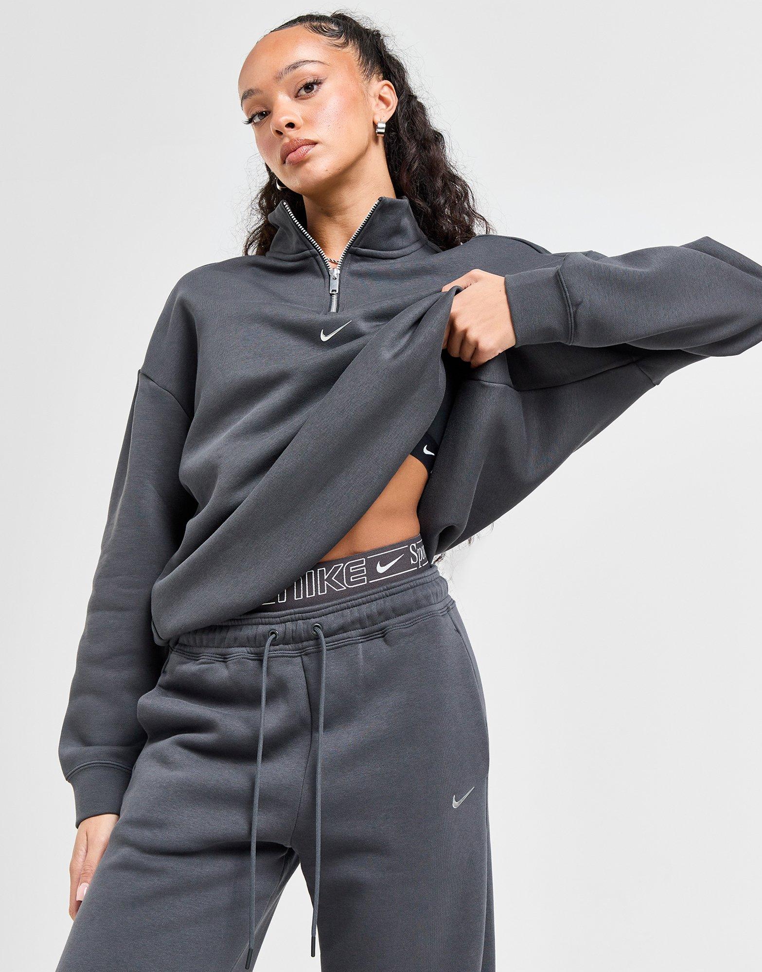 Nike Haut Zippé Oversized Swoosh Femme