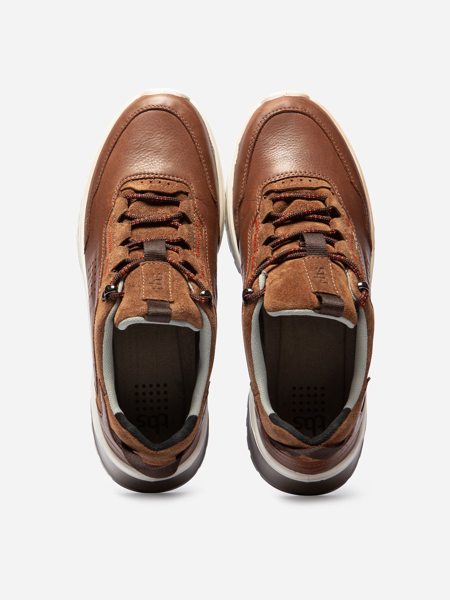 Baskets Homme Imperméable Cuir Marron