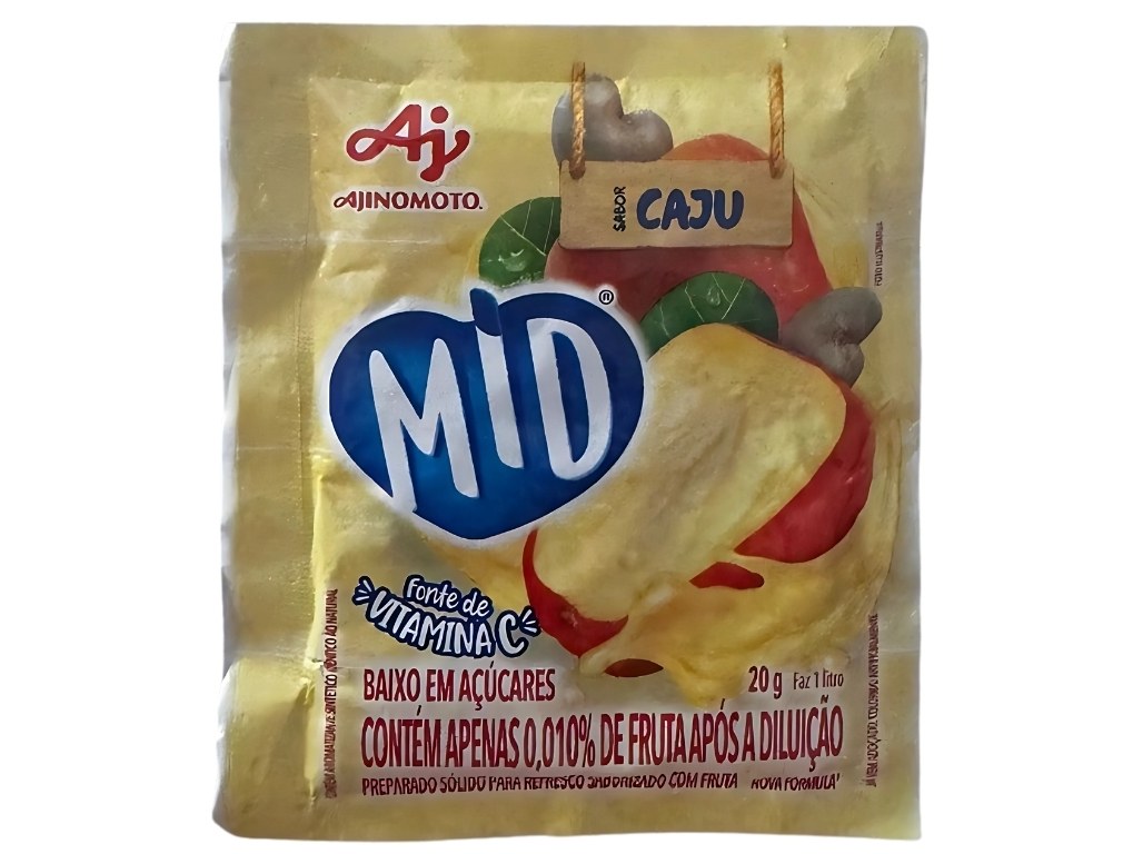 REFRESCO EM PÓ MID CAJU 20G