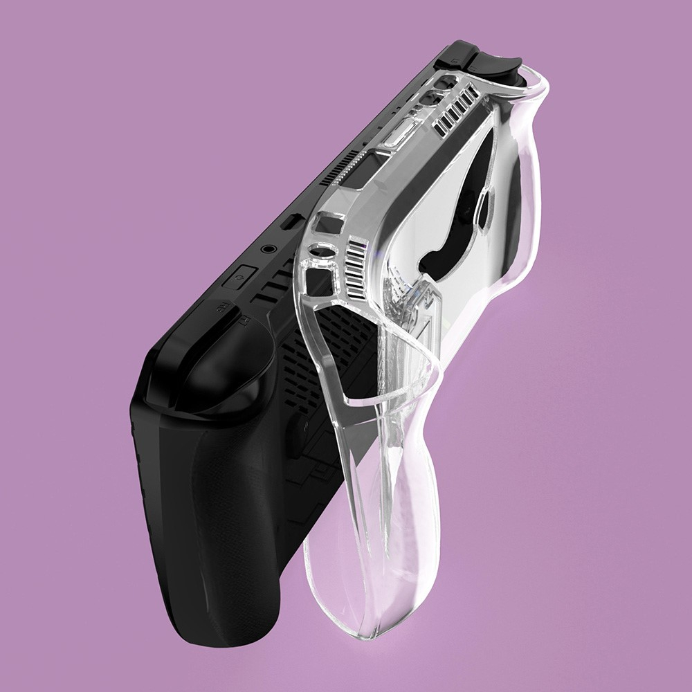 Asus Rog Ally X TPU Bumper Case Schutzhülle mit Kickstand Halterung - Transparent