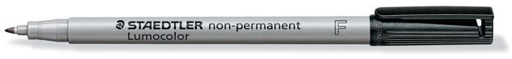 Staedtler Folienschreiber Lumocolor non-permanent F, schwarz