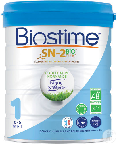 Biostime SN-2 Bio Plus Lait En Poudre 1er Âge Pot 800g