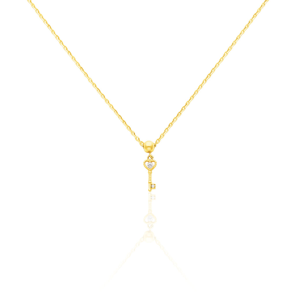 Charms Lezine Or Jaune Oxyde De Zirconium
