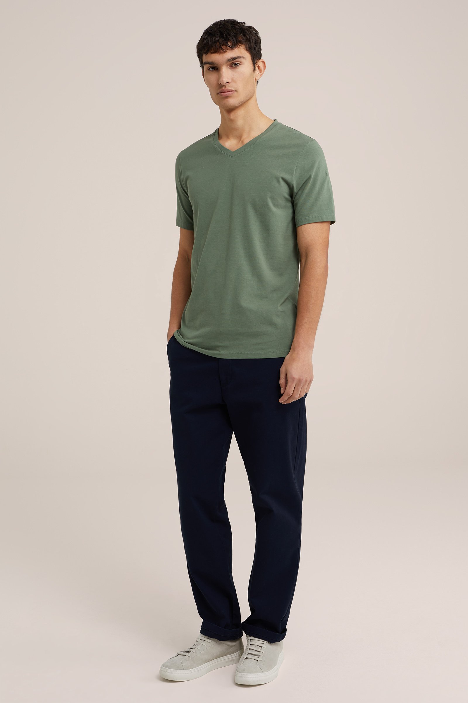 T-shirt WE Fashion Mosgroen