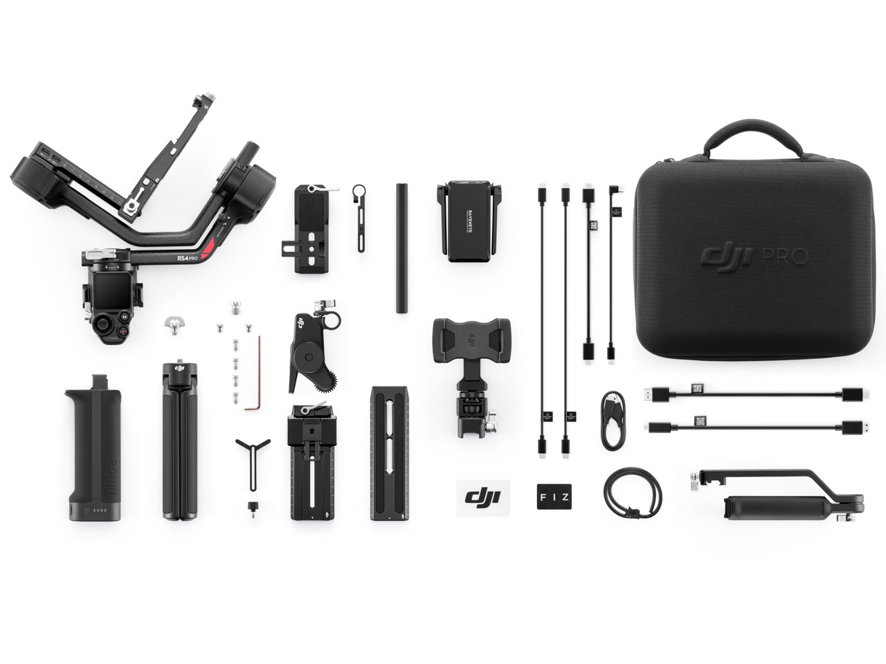 DJI - RS 4 Pro Combo - Professionel Stabilisator til Kameraer til Filmskabere