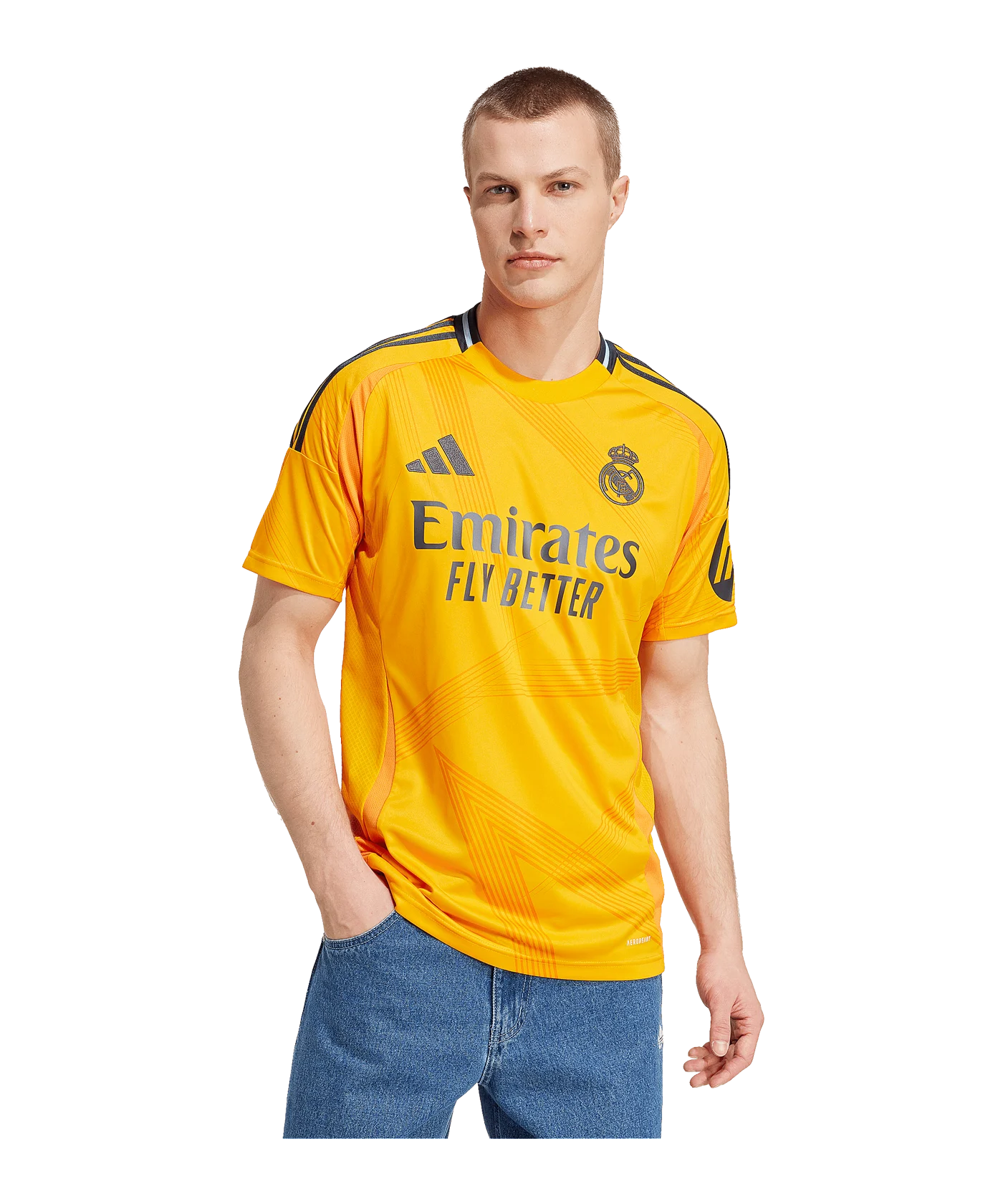 adidas Real Madrid Trikot Away 2024/2025 Orange
