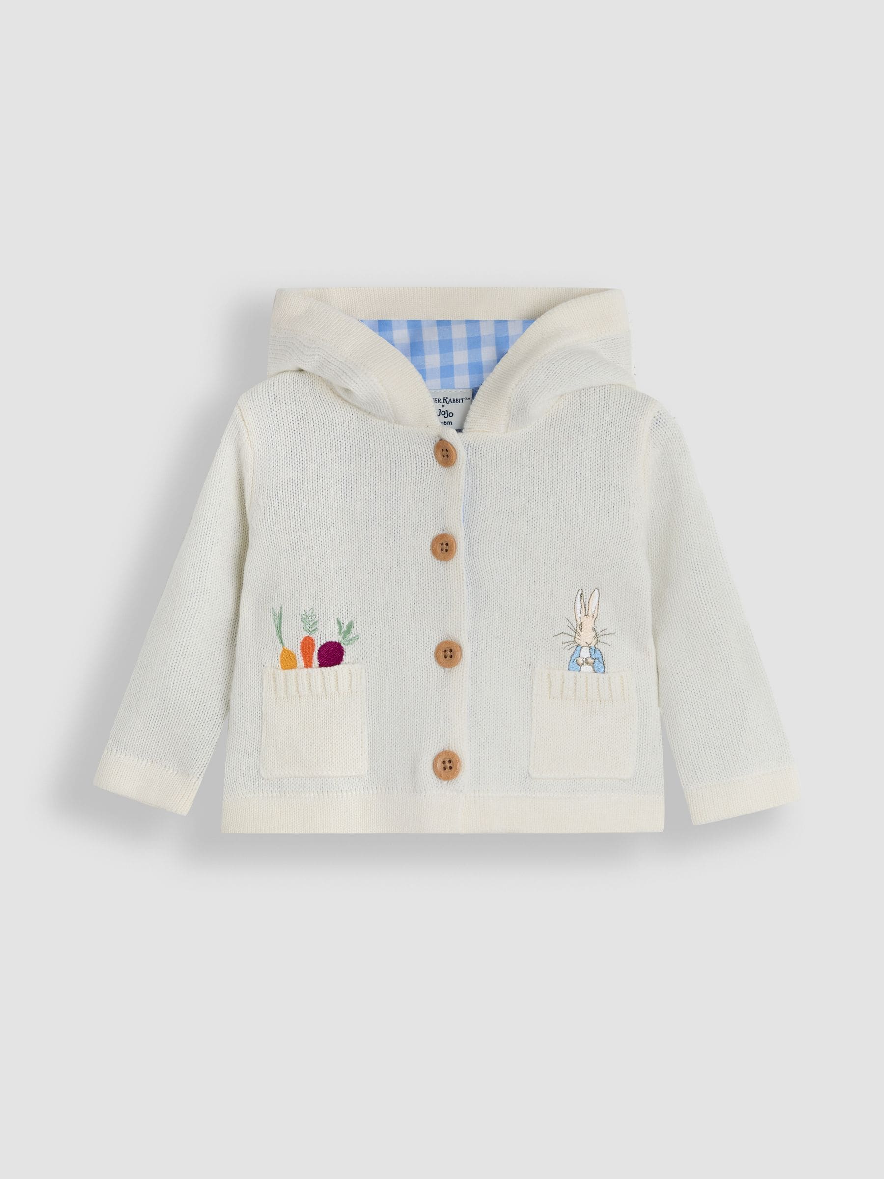 JoJo Maman Bébé Peter Rabbit™-vest met borduursel