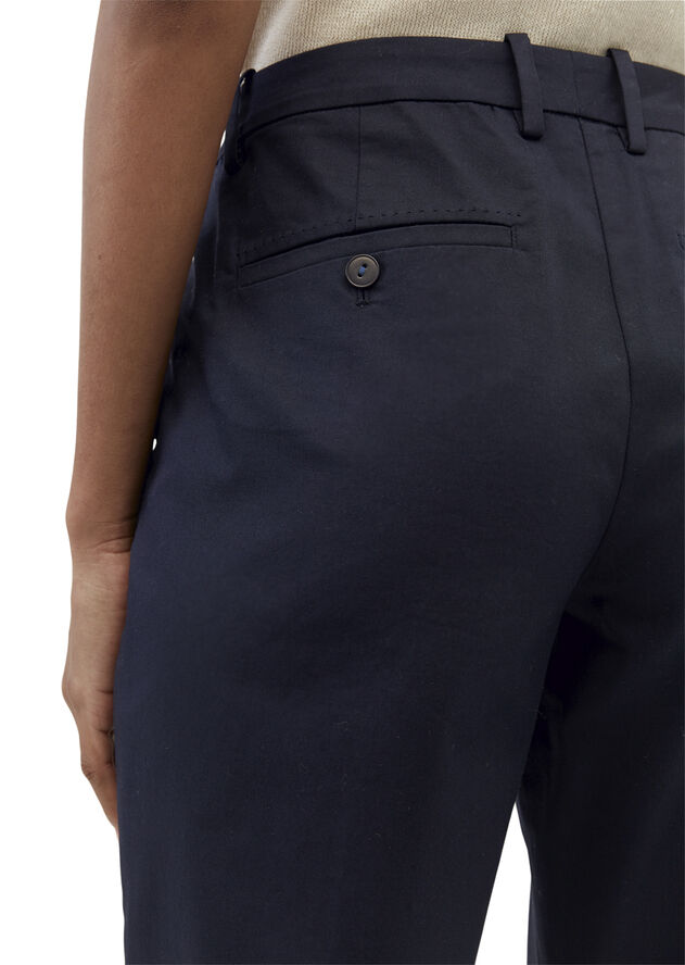 Marc O’Polo Pants, regular rise, slim but comfy Thunder blue
