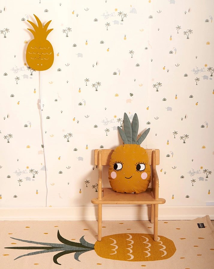 Wandleuchte ANANAS in gelb