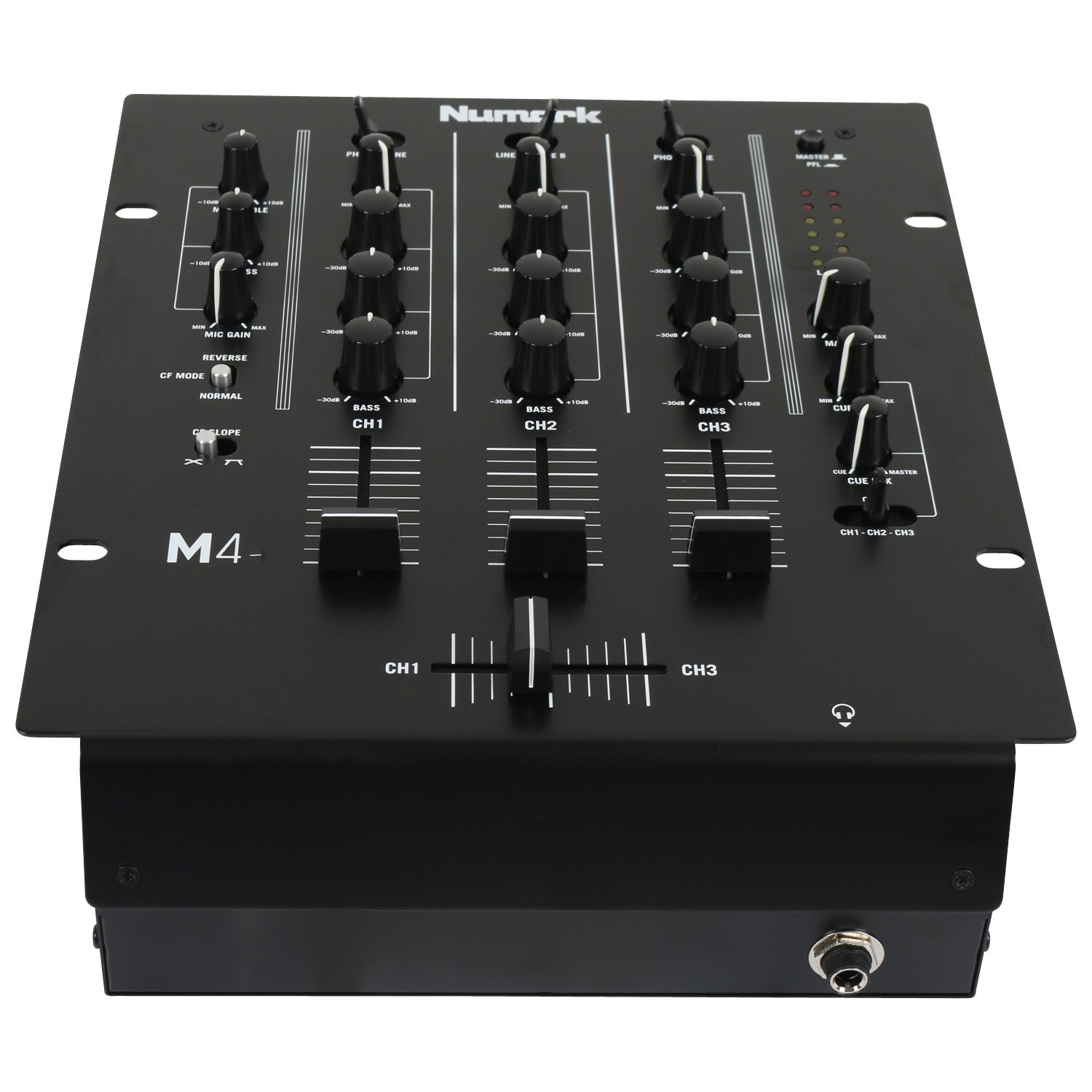 Numark M4 Total Black 3-kanaals scratch mixer