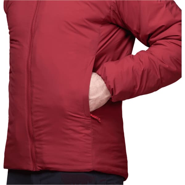 Doudoune randonnée MOUNTAIN EQUIPMENT ANDOLA HOODED M JKT MERLOT