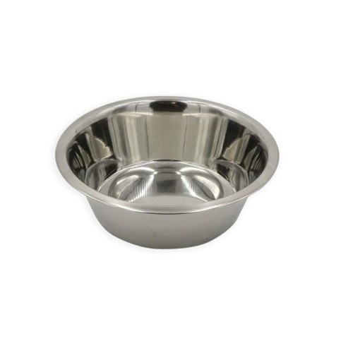 Comedouro e bebedouro para cães AIME em aço inoxidável cinza