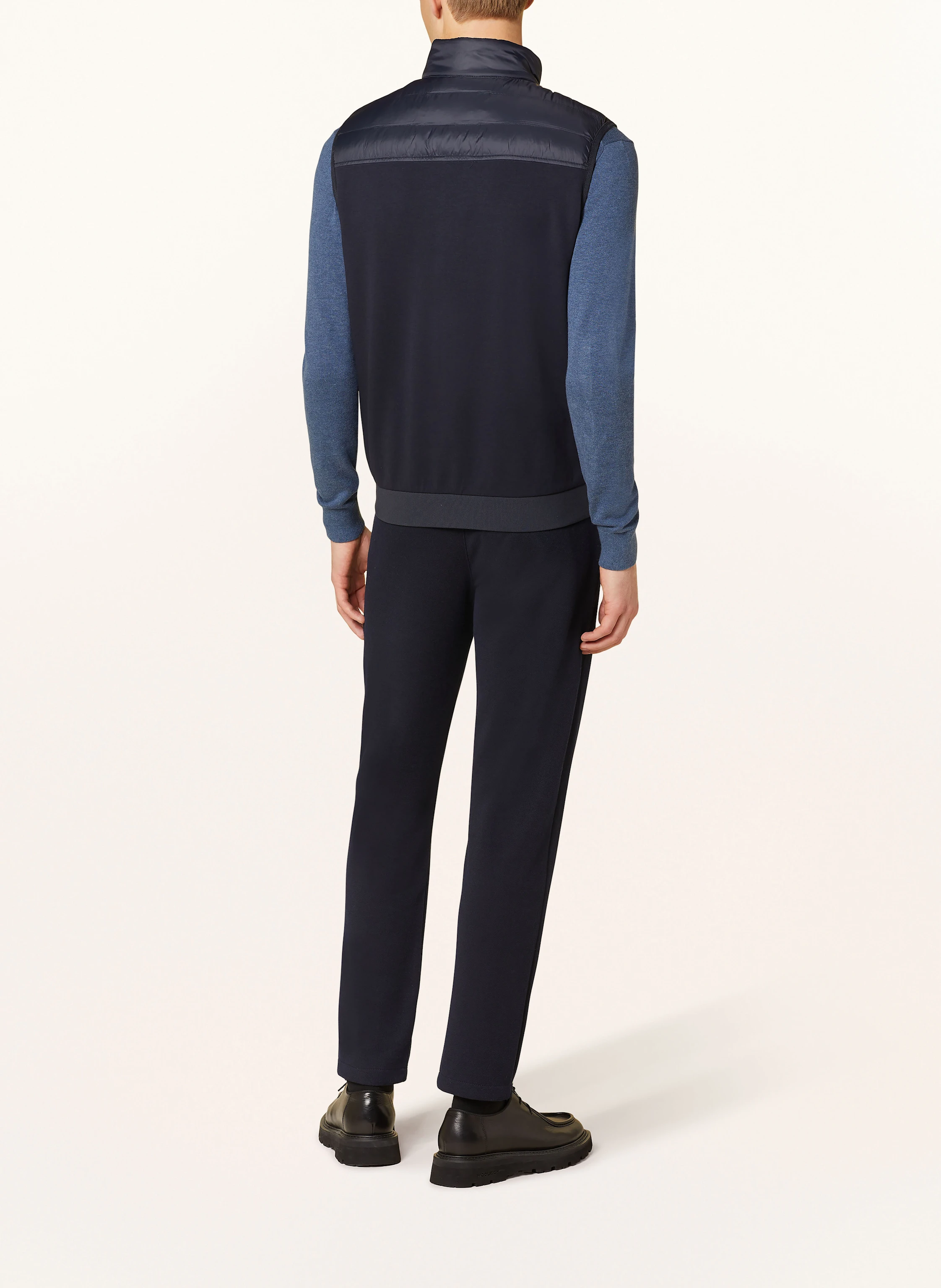 TOMMY HILFIGER Steppweste im Materialmix