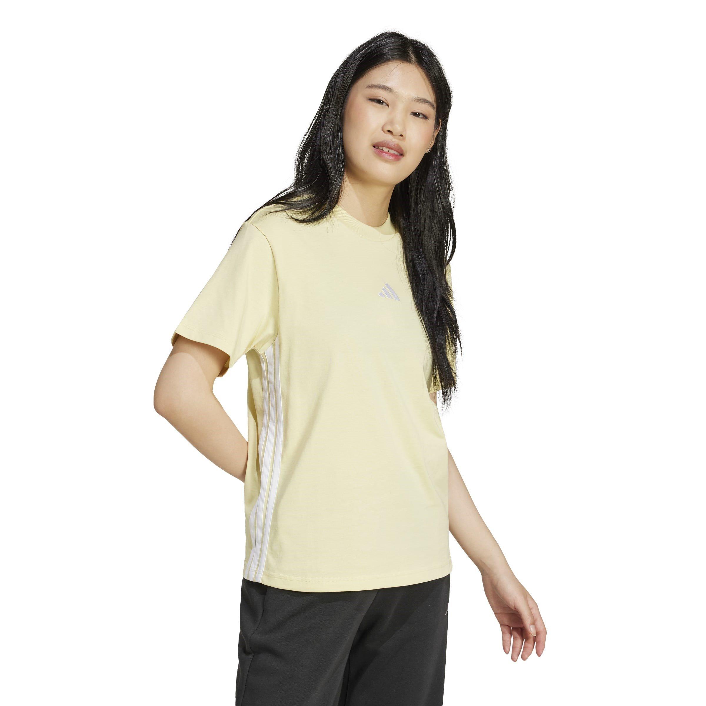 adidas Essentials 3 Stripe T-Shirt Womens