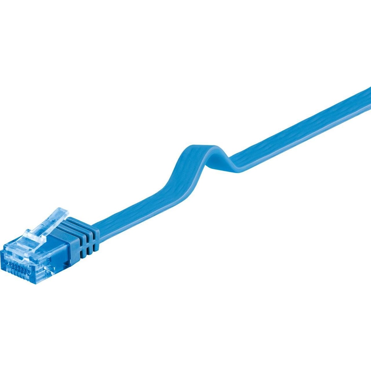 Goobay CAT 6A flat patch-kabel, U/UTP,