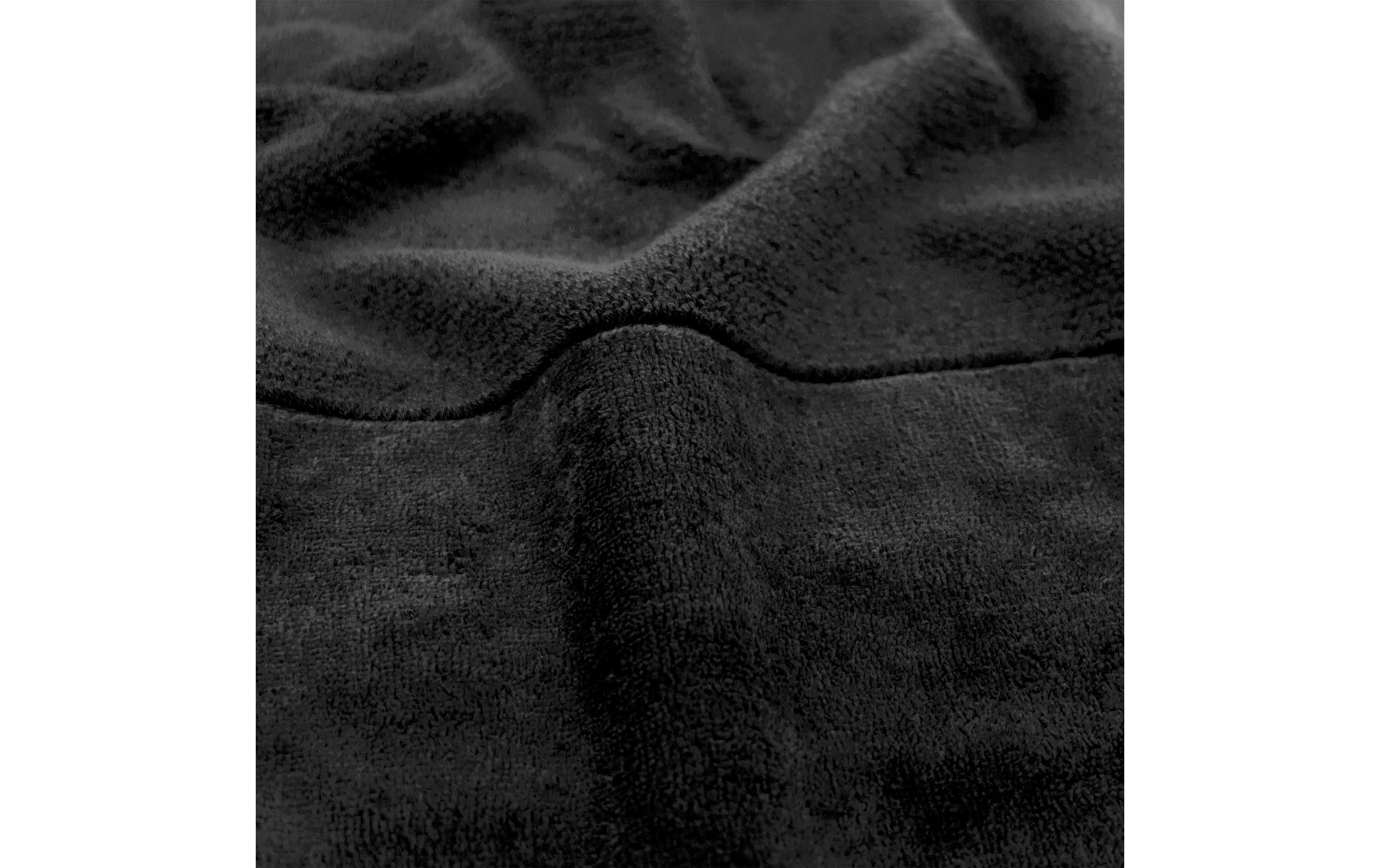 Duschtuch Bamboo Luxe 80 x 150 cm, SchwarzWeiches Frotteetuch