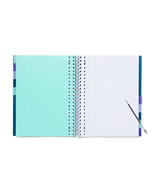 cahier à spirale 10-en-1 A4 ligné