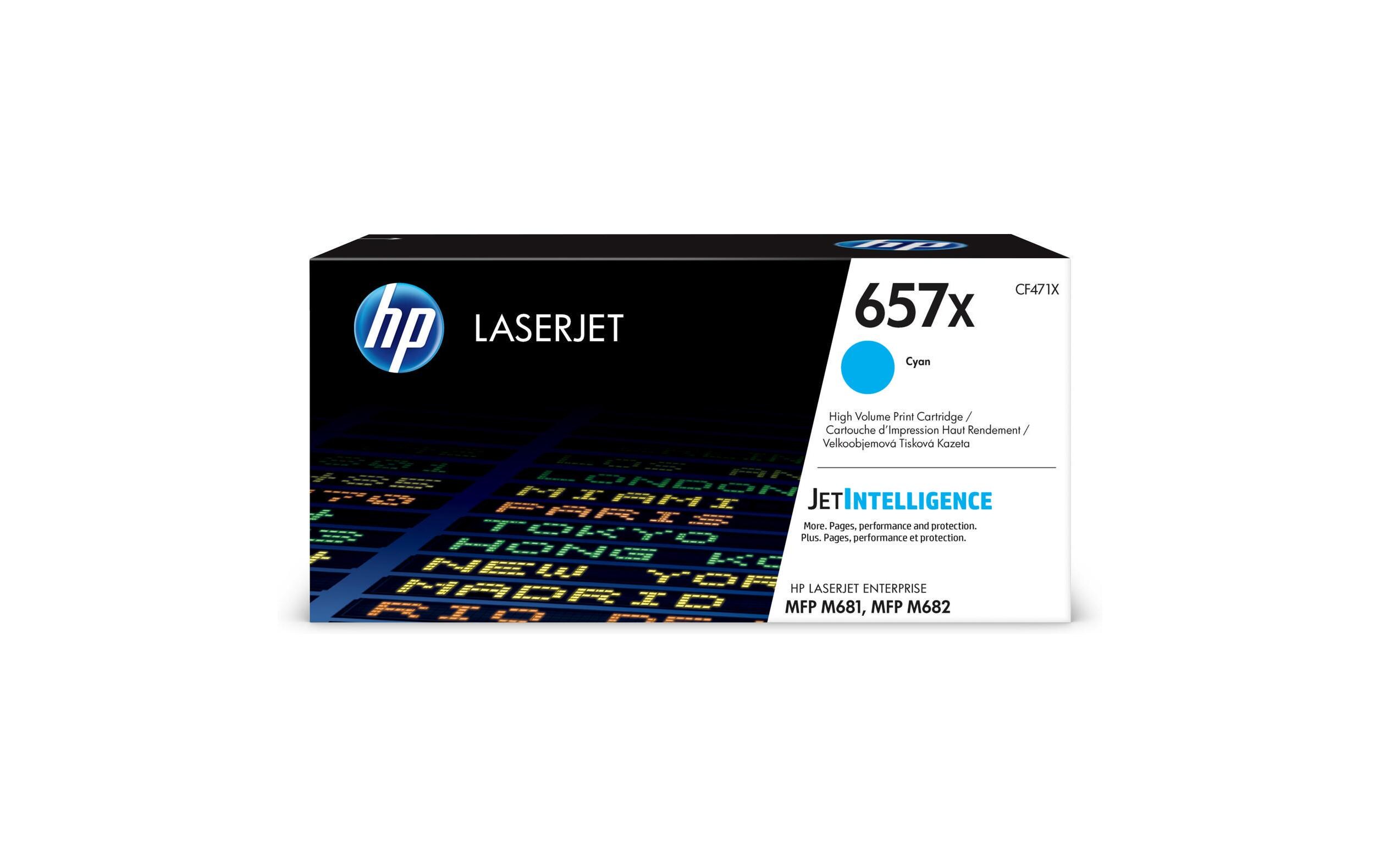 Toner Nr. 657X (CF471X) Cyan<br>Tonerkartusche