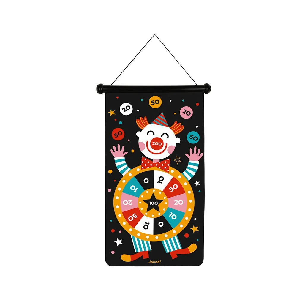 Janod Magnetisches Dartspiel Zirkus