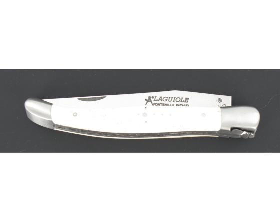 Laguiole Os - 2 mitres Couteau de Poche - Laguiole par Fontenille Pataud
