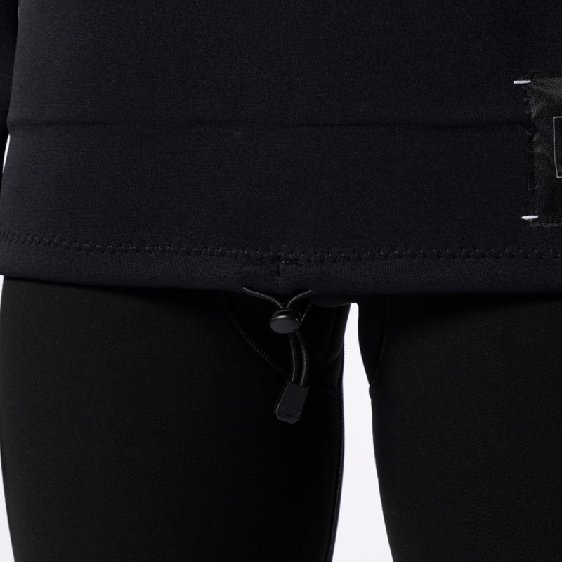 VESTE NEOPRENE MYSTIC FULMAR 3/2MM CAPUCHE BLACK