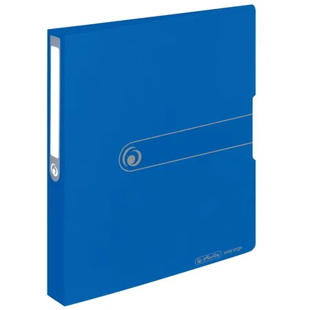 Herlitz Ringbuch PP A4 2 Ringe 25mm opak blau
