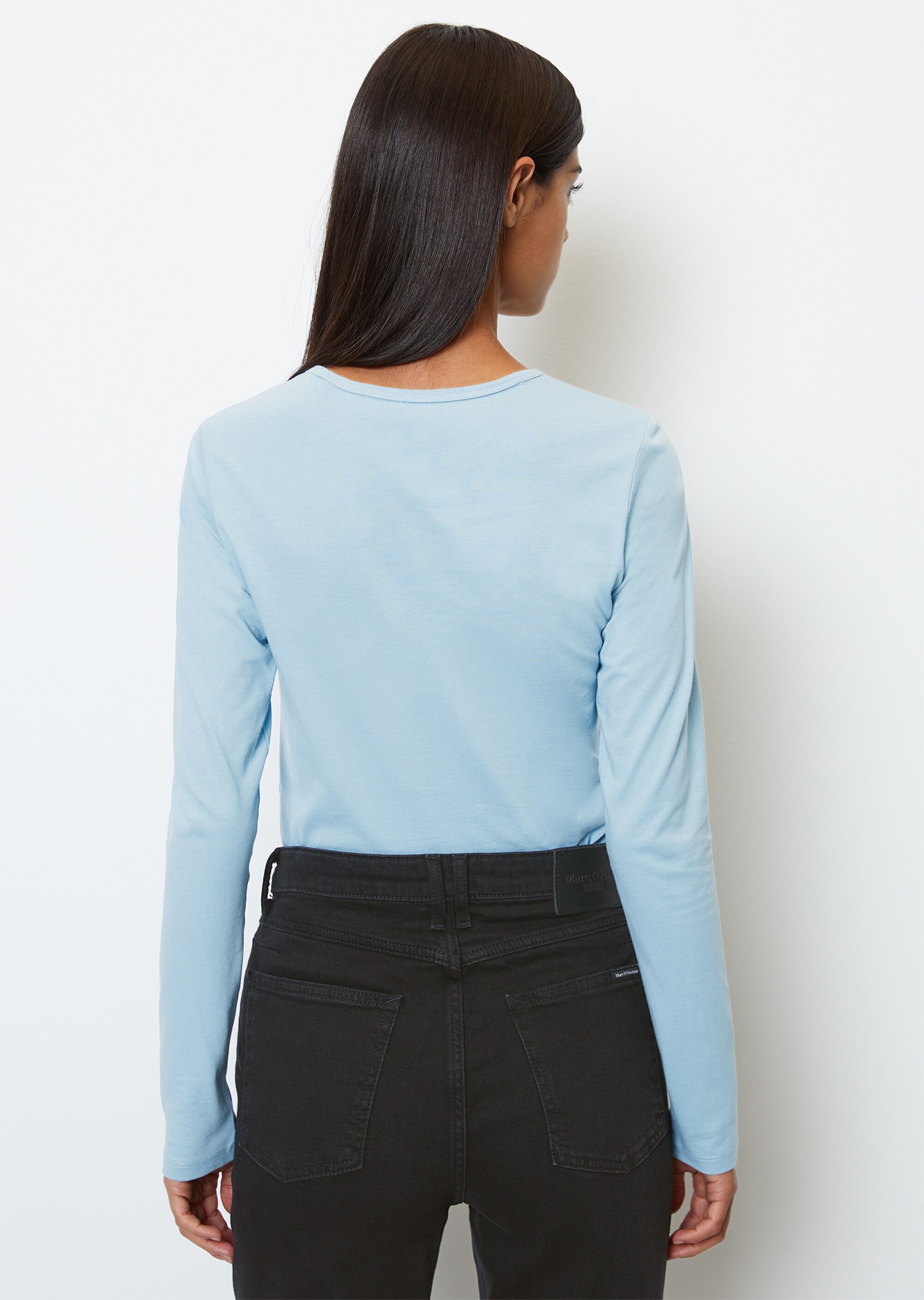 DfC Longsleeve slim aus Basic-Single-Jersey